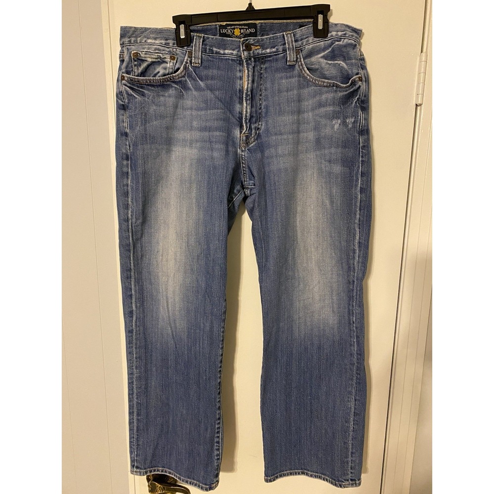 Lucky Brand Mens Jeans 361 Vintage Straight Denim SZ 36x30 Blue Cotton Modern
